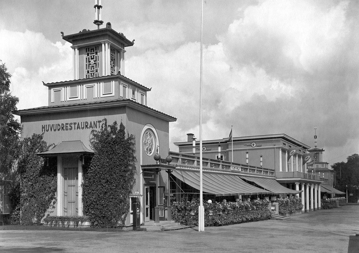 Huvudrestauranten 1932.